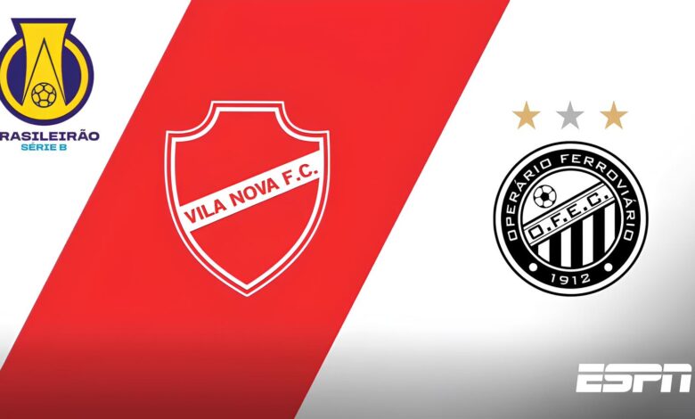 Vila Nova x Operário-PR: onde assistir ao vivo, horário e escalações